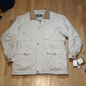NWT VINTAGE MEMBERS ONLY MICROFIBER WINTER COAT MENS XL LONG JACKET INSULATED